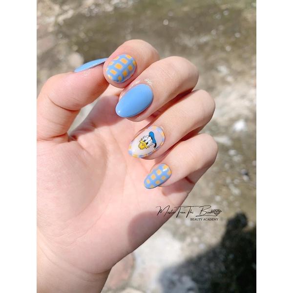 NAIL BOX _ móng ngắn phom tròn vịt dễ thương