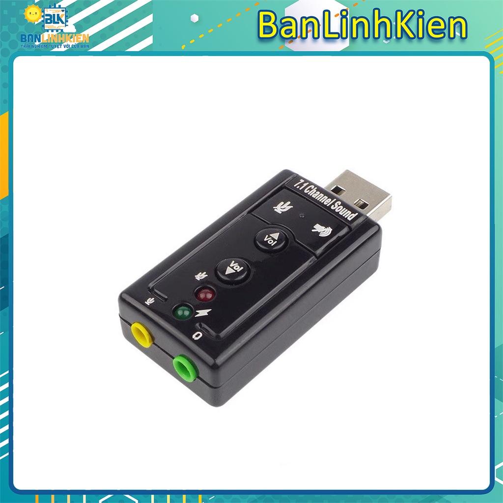 Bộ chuyển đổi âm thanh từ USB sang 3.5/ Card Sound Chuyển Đổi Âm Thanh USB