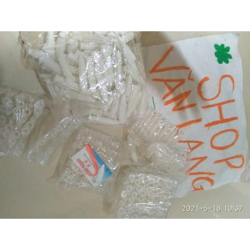 30 Tắc kê nhựa - Vít nở nhựa đủ size 3 ,4 ,5 ,6 ,7 Hàng VN chất lượng cao
