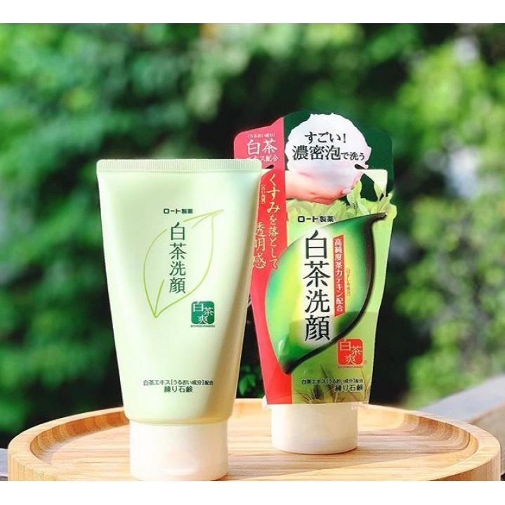 Sữa rửa mặt trà xanh R.ohto Shirochasou Nhật Bản 120g cho da dầu mụn