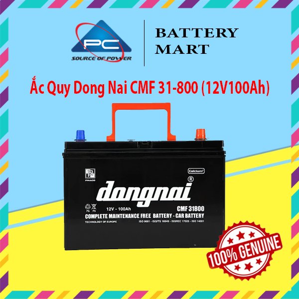 Bình Ắc Quy 12V-100Ah, Ắc Quy Dong Nai CMF 31-800 / 31S-800