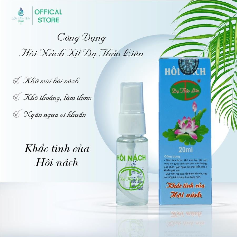 Xịt Hôi Nách Dạ Thảo Liên 100% Thảo Dược Thiên Nhiên 20ml