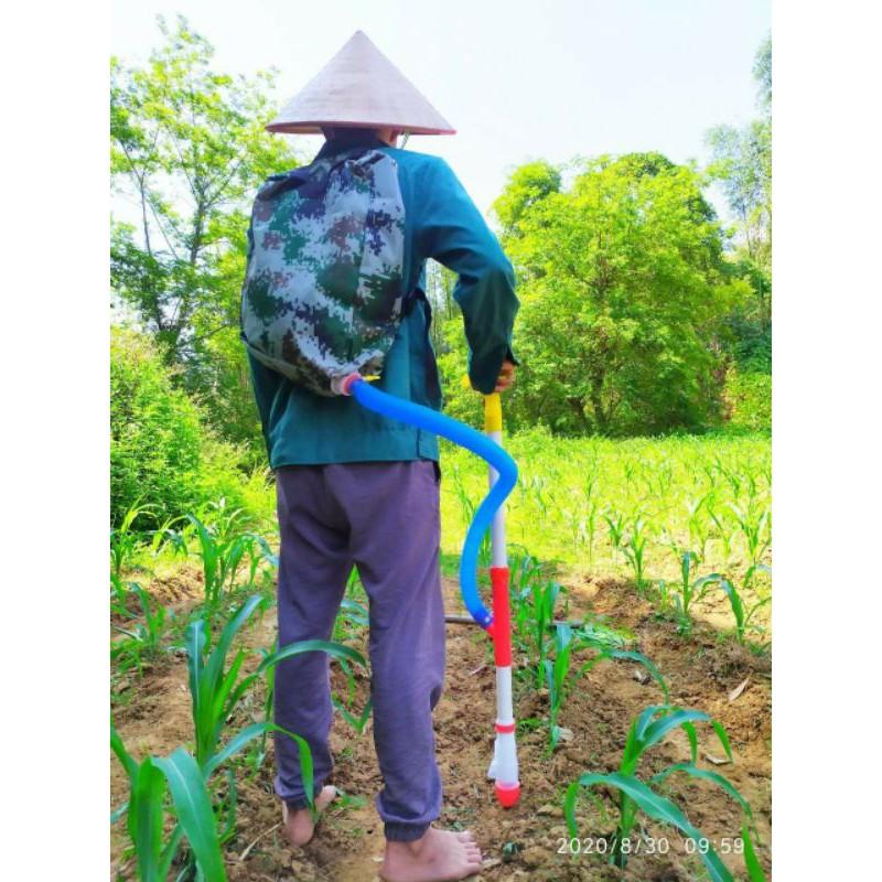 Máy bón phân, gieo hạt đeo vai dành cho cây trồng cây ăn quả, ngô, khoai, sắn, đậu, lạc....