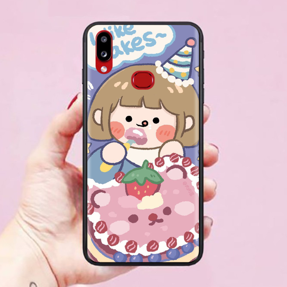 Ốp lưng dành cho điện thoại Samsung Galaxy A10S Hình Baby Happy