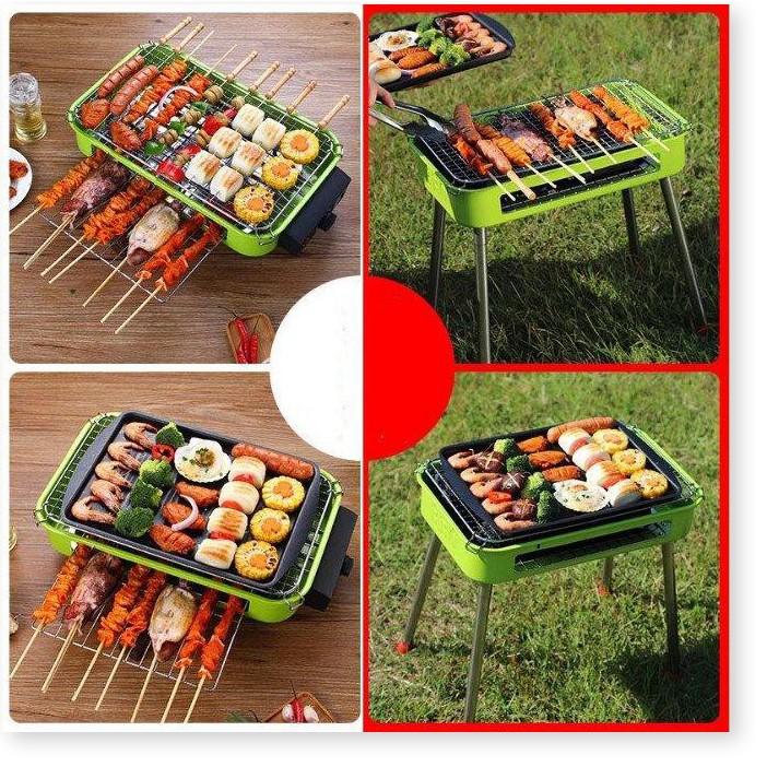 Bếp nướng điện BBQ 2 tầng 1800w