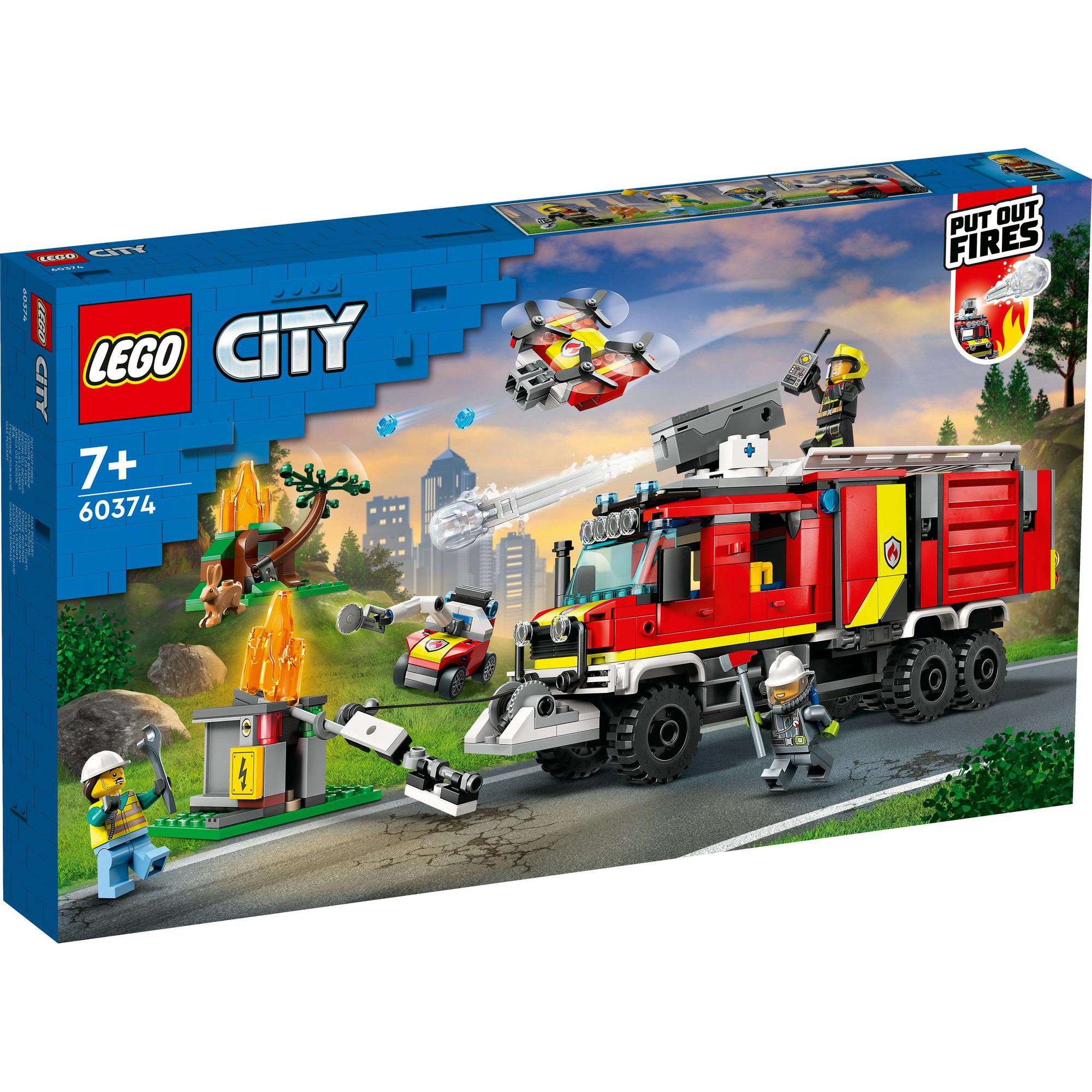 LEGO City 60374 Xe Cứu Hỏa Chuyên Dụng (502 Chi Tiết)