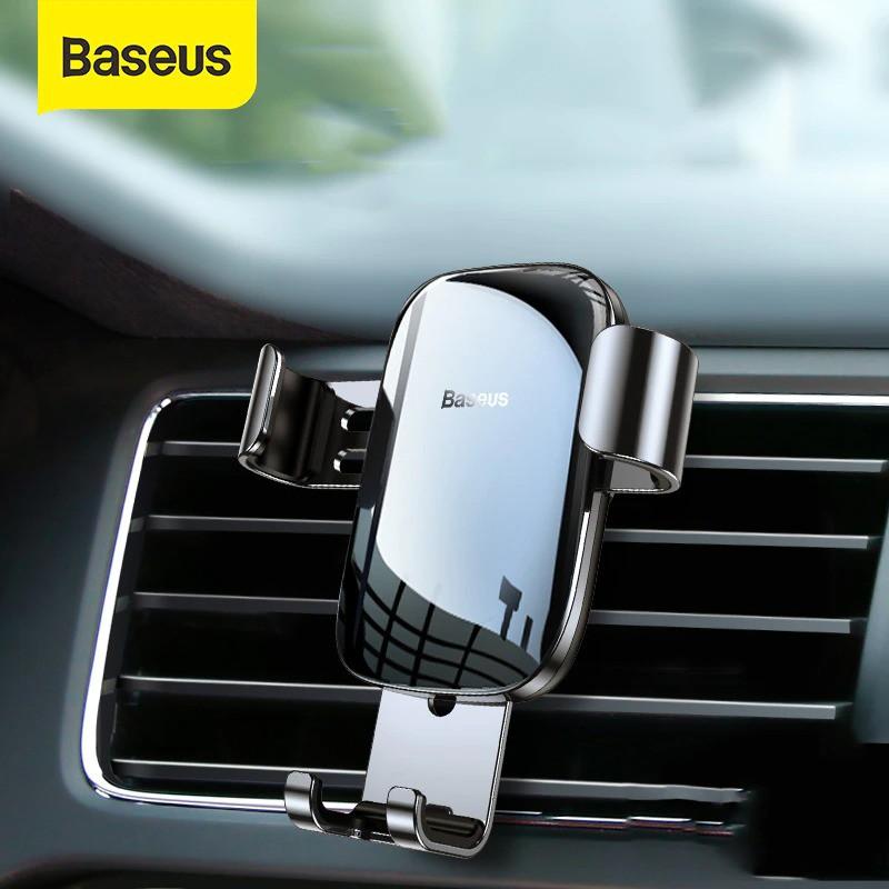 Đế giữ điện thoại trên xe Ô Tô Baseus Glaze Gravity Car Mount (New 2020 upgrade Model, Metal Bracket, Air Outlet Version) - Hàng Chính Hãng