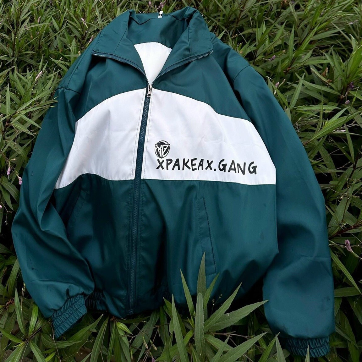 ÁO KHOÁC DÙ Jacket XPKAEAX.GANG MÀU ĐEN VÀ XANH CỔ VỊT KHOÁC NGOÀI CHỐNG NẮNG FORM RỘNG NAM NỮ, Áo khoác dù local brand dày dặn unisex oversize chất dù dày dặn 2 lớp