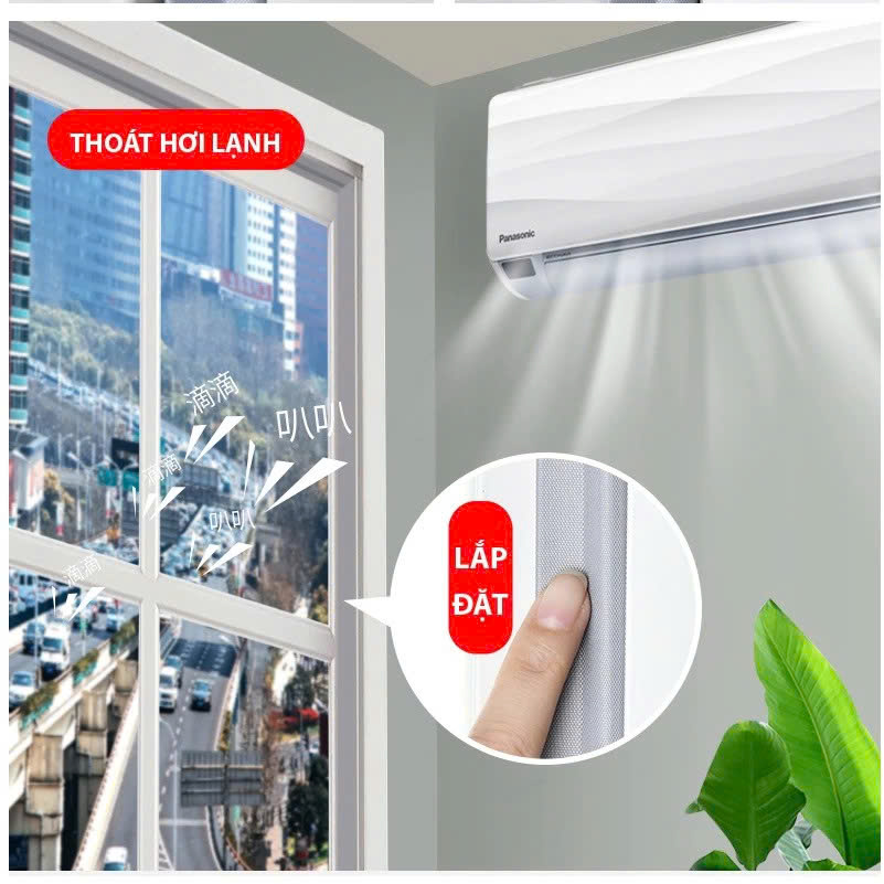 CUỘN 3 Mét Ron Chặn Khe Cửa - Chất Liệu PU Và PE Cải Tiến - Ron Chặn Khe Cửa, Chân Cửa, Khung Cửa - Ngăn Gió Lùa, Cách Âm, Chống Bụi, Ngăn Côn Trùng, Chống Thoát Khí Điều Hòa, Chống Va Đập Cửa - Hàng Chính Hãng