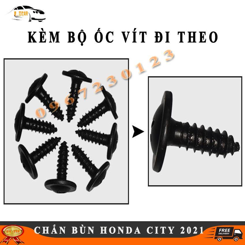 Bộ 4 Chắn Bùn Honda City 2021 Nhựa Dẻo Siêu Bền Bỉ