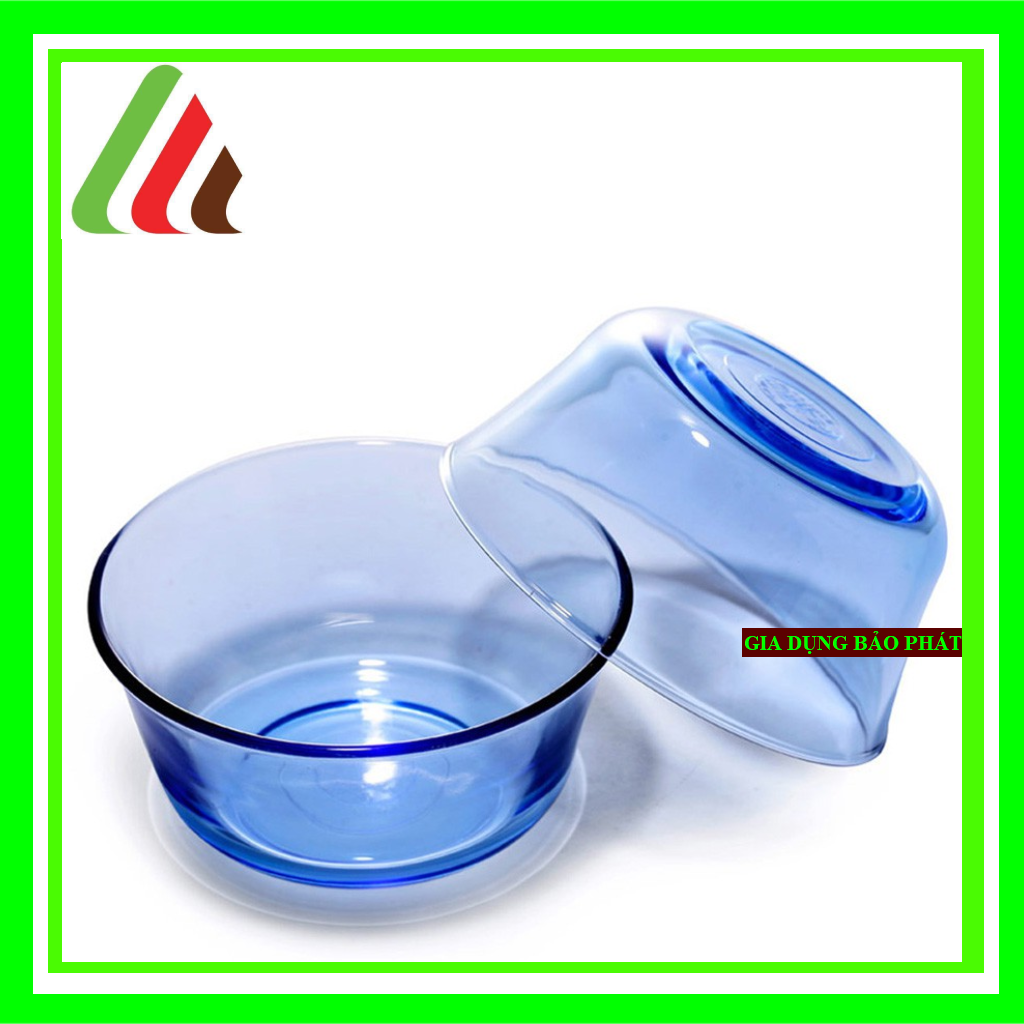 Bộ 6 chén thủy tinh chịu lực Duralex Lys cao cấp Pháp màu xanh marine 10.5cm