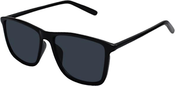 Kính Mát Nhựa Unisex MN819 - Đen Bóng