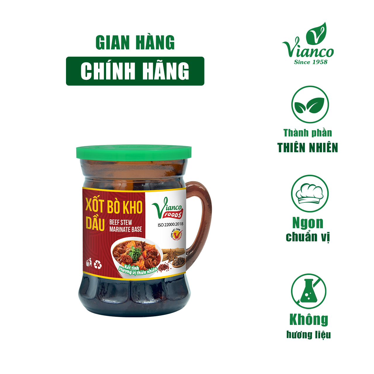 Xốt Bò Kho Dầu ViancoFoods ly 50gr