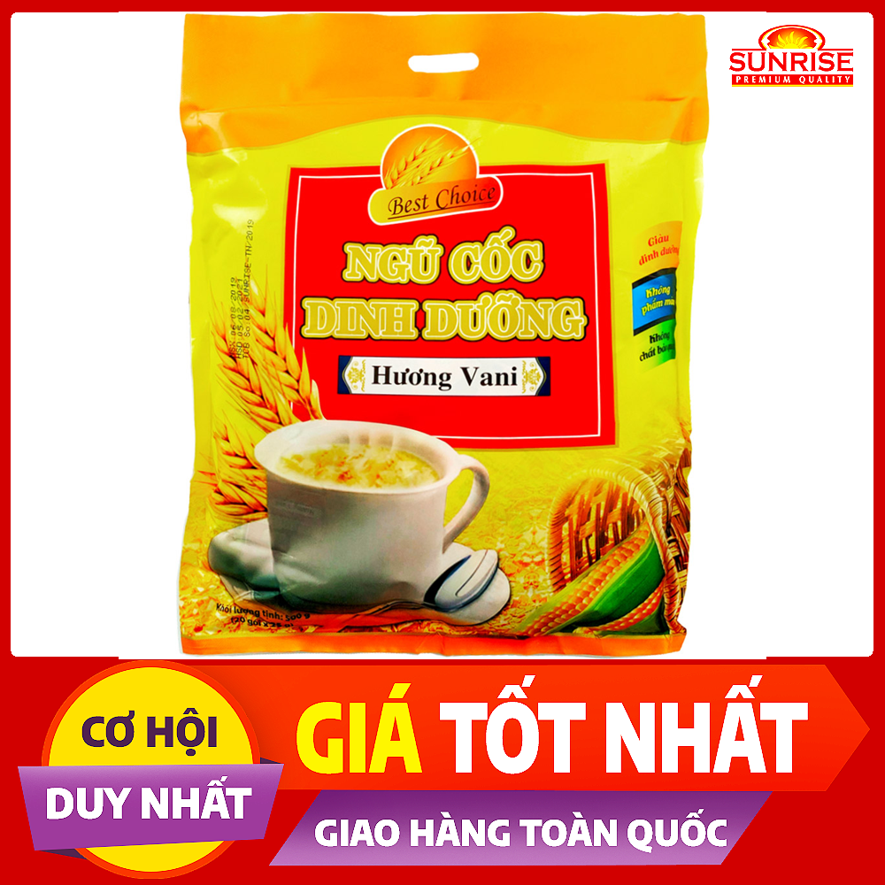 Ngũ cốc dinh dưỡng bổ sung canxi gói 450g (25g x 18)