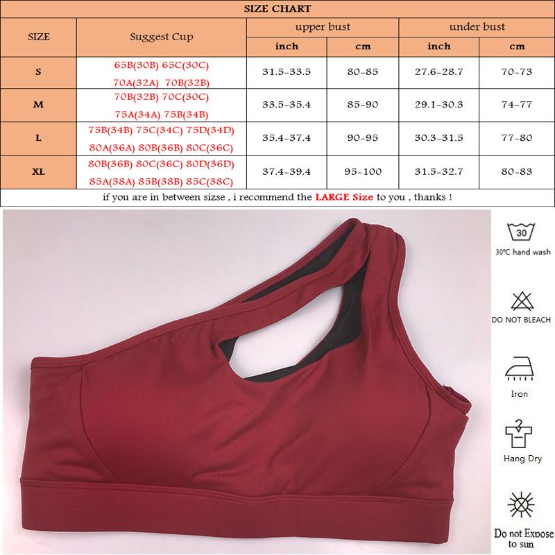 Sexywg 1 Gợi Cảm Vai Chắc Chắn Áo Ngực Thể Thao Tập Thể Hình, Yoga Áo Lót Tập Gym Lót Thể Thao Áo Thể Thao Áo Chạy Đẩy Lên brassieres