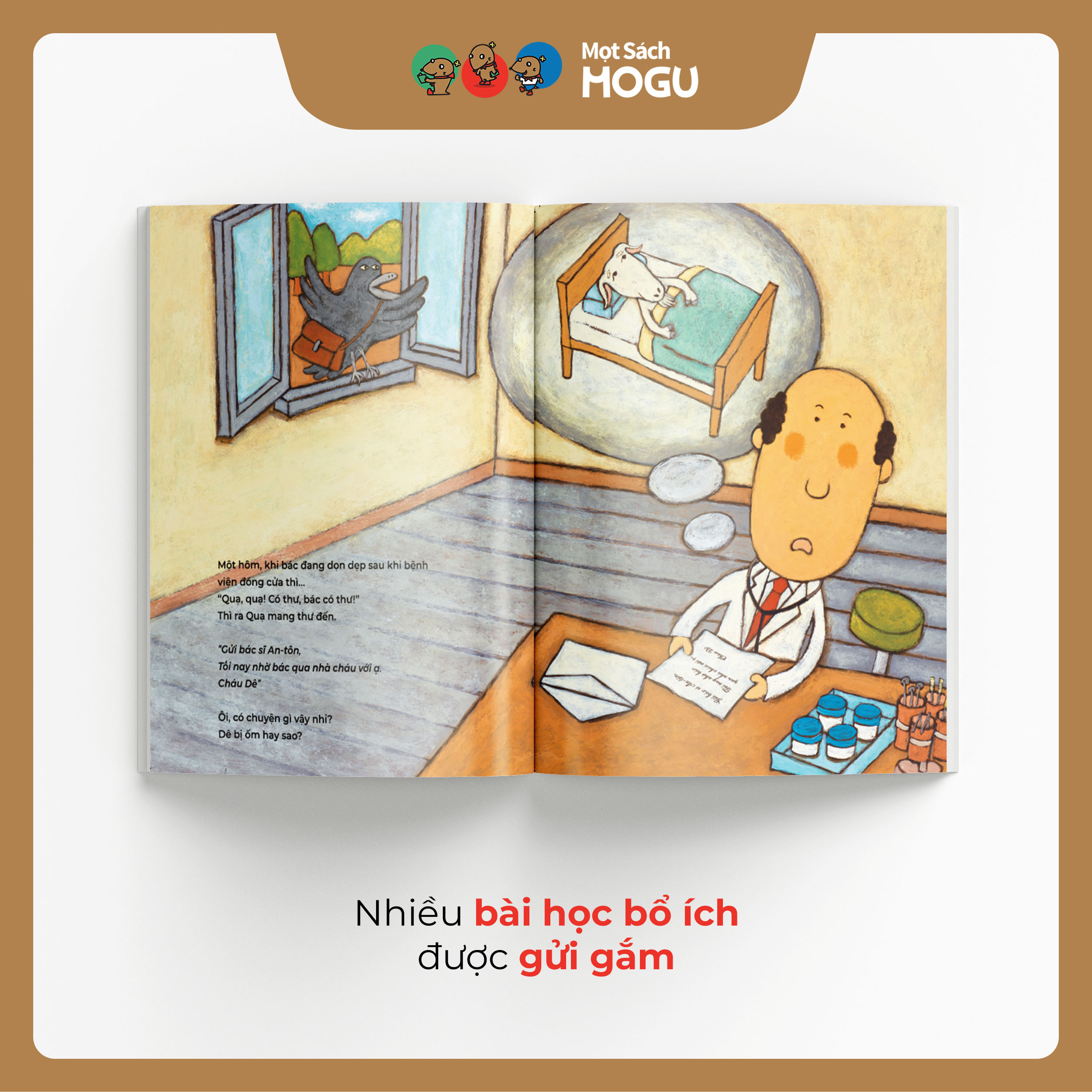 Truyện Ehon bé 3-4-5 tuổi - Bác sĩ Anton - Đi đâu thế?