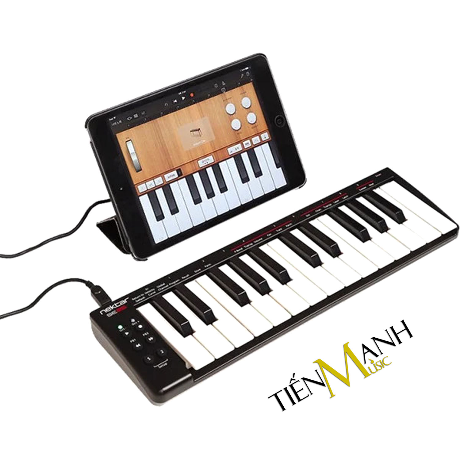 Nektar SE25 Midi Keyboard Controller 25 Phím Cảm ứng lực Bàn phím sáng tác - Sản xuất âm nhạc Producer Hàng Chính Hãng - Kèm Móng Gẩy DreamMaker