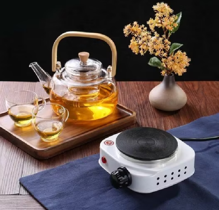 Bếp điện từ mini nhỏ gọn để bàn pha trà cafe pha sữa rất tiện giao màu ngẫu nhiên