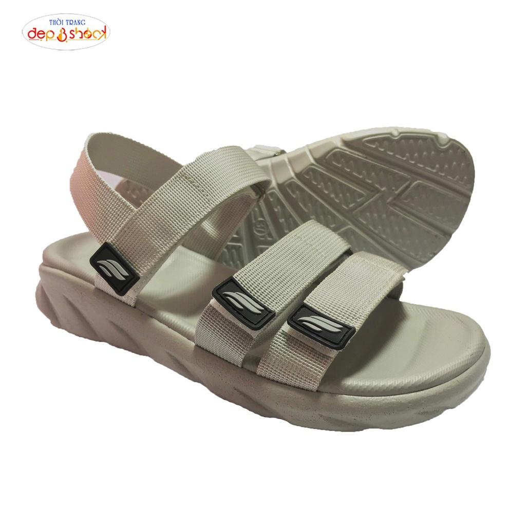Giày Sandal Nữ,Sandal Học Sinh 3 Quai Ngang Trẻ Trung thời trang chính hãng Depvashock MS 781