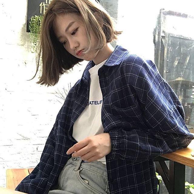 Sơmi sọc retro ulzzang