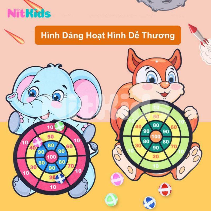 bảng ném bóng dính, đồ chơi phí tiêu cho bé