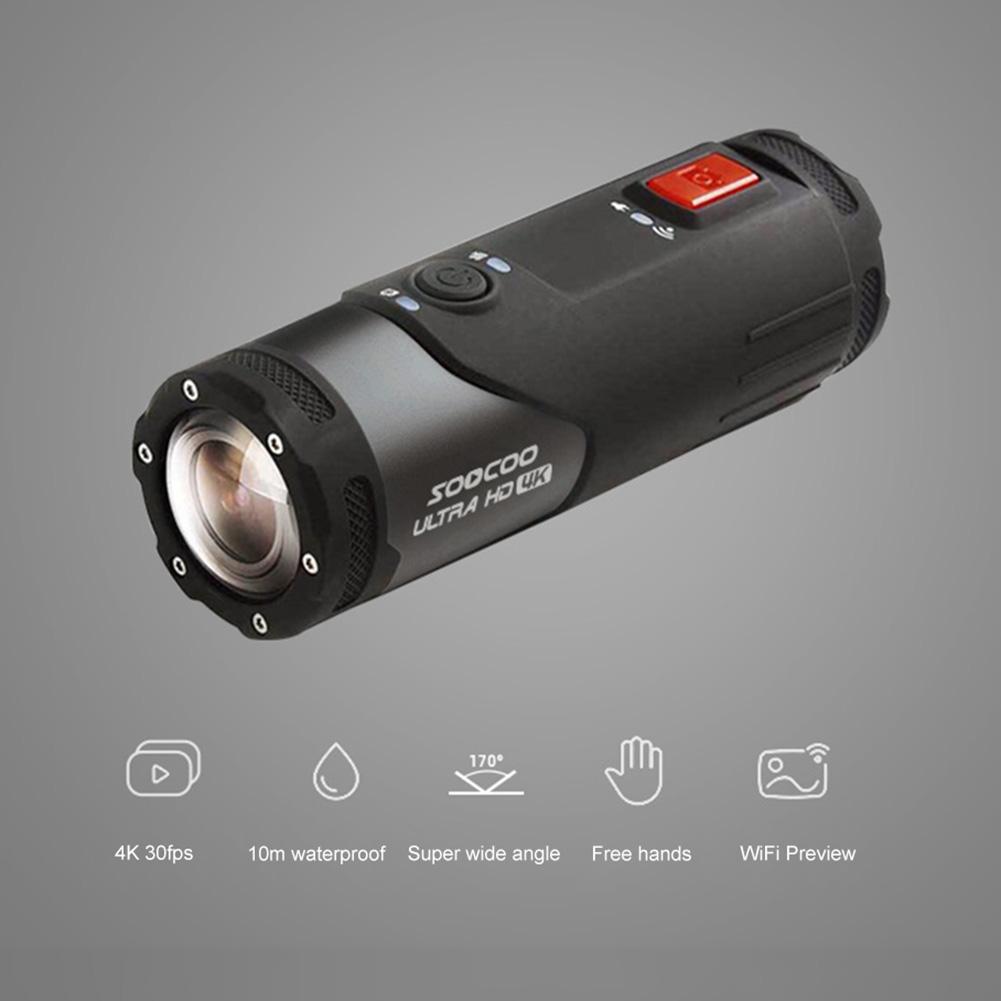 Xe Đạp Xe Máy Thể Thao Action Cam Chuyên Nghiệp Camera Thể Thao 4K Chống Nước 10M Chống Rung Cho Xe Đạp Mũ Bảo Hiểm Xe Đạp Quay Video