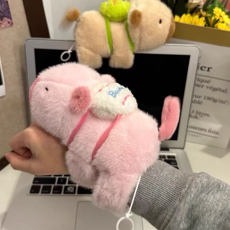 Gấu bông vòng tay Capybara Chuột Lang Nước ôm tay đồ chơi phụ kiện treo xe đáng yêu