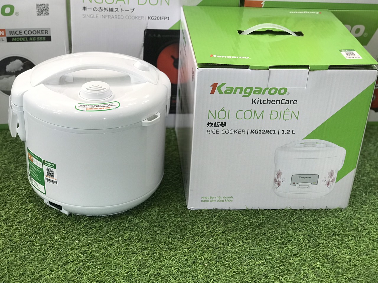 Nồi cơm điện Kangaroo KG12RC1 1.2L Hàng chính hãng