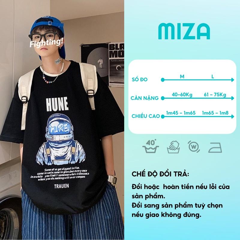 Áo thun nam nữ unisex basic tee form rộng cổ tròn cotton oversize trắng đen ulzzang giá rẻ in cool ngầu freesize HUNE