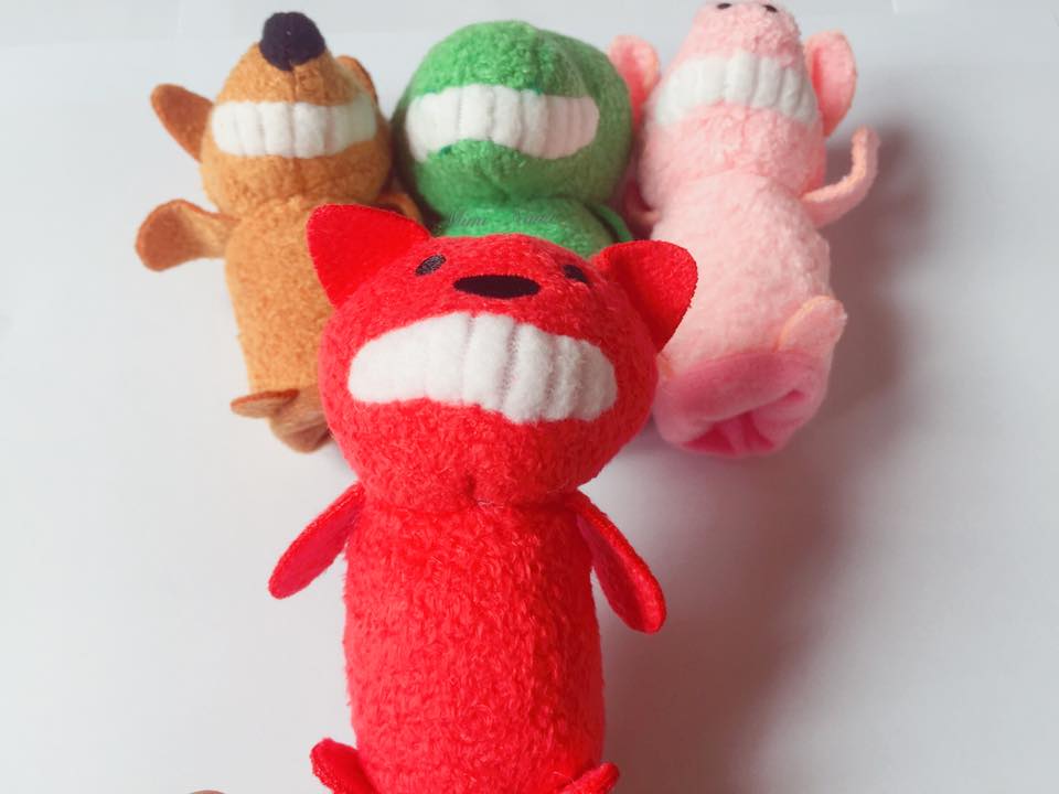 Rối ngón kể chuyện - set rối ngón 4 nhân vật hoạt hình Cartoon