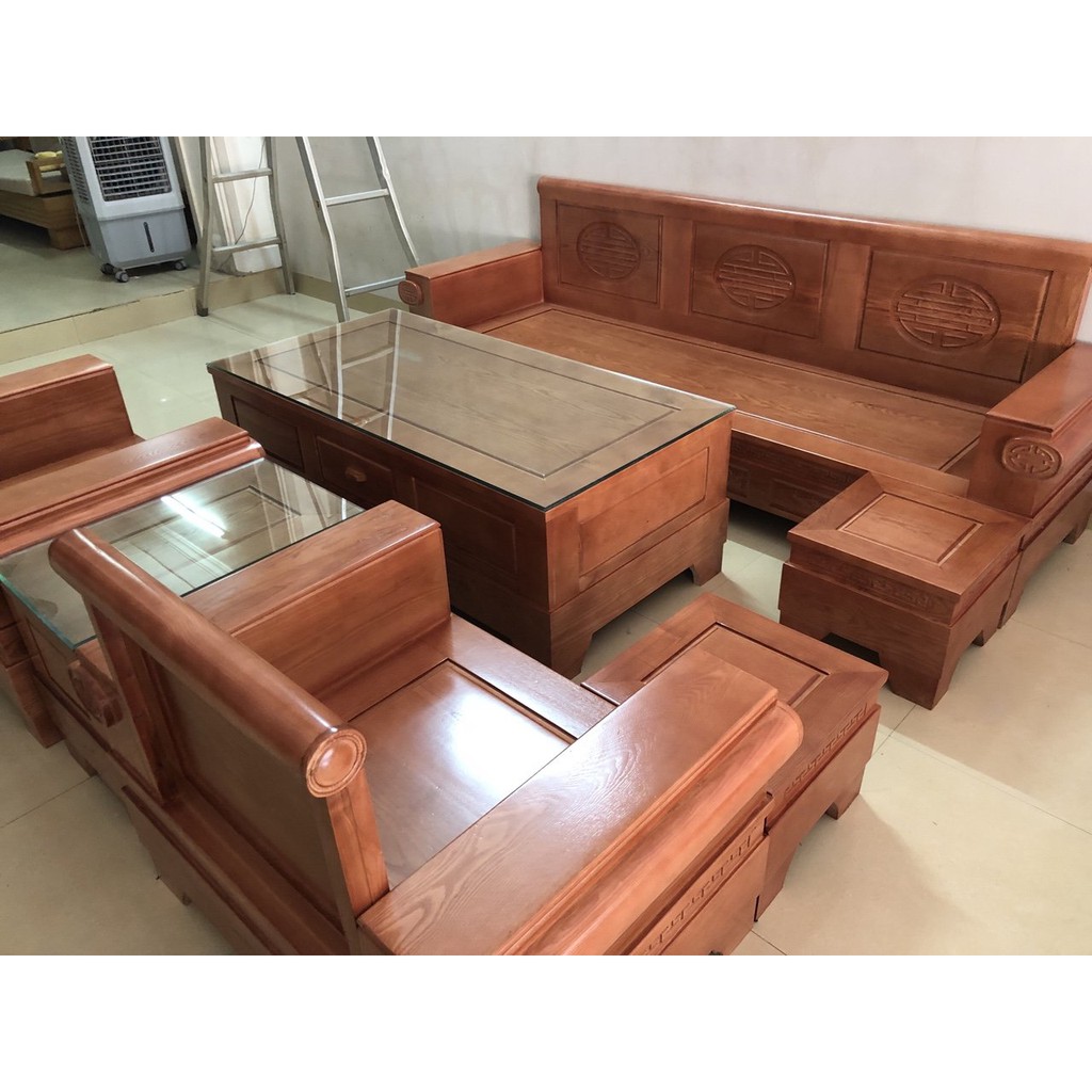 Bộ Bàn Ghế Ph##áo Sồi, Bộ ghế đối ,MÀU ĐỎ
