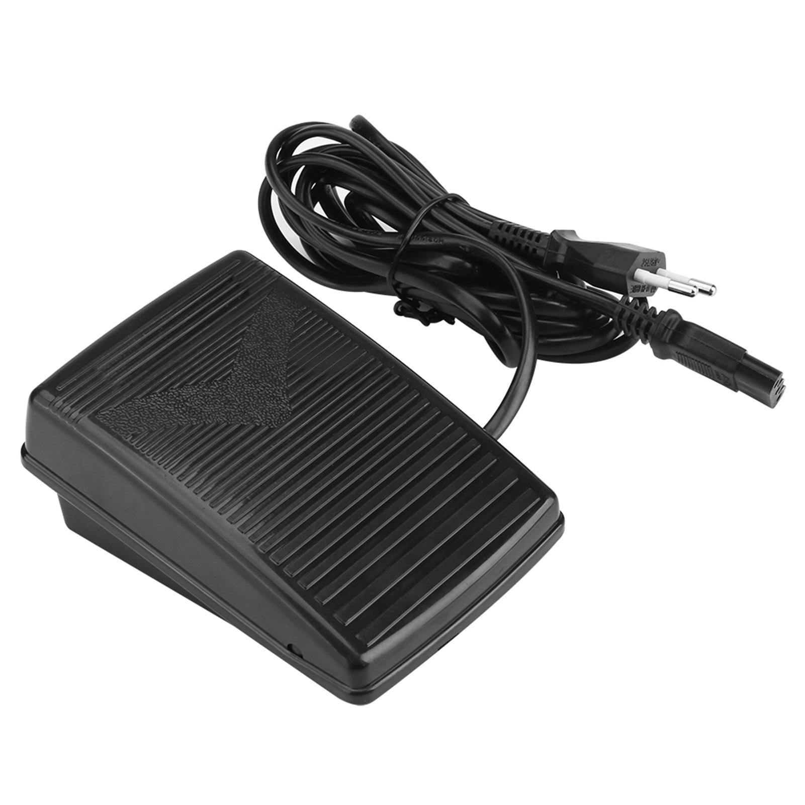 Bàn đạp điều khiển chân máy may Phích cắm 200-240V EU được làm bằng nhựa cao cấp, ổn định về hiệu suất và độ bền cao