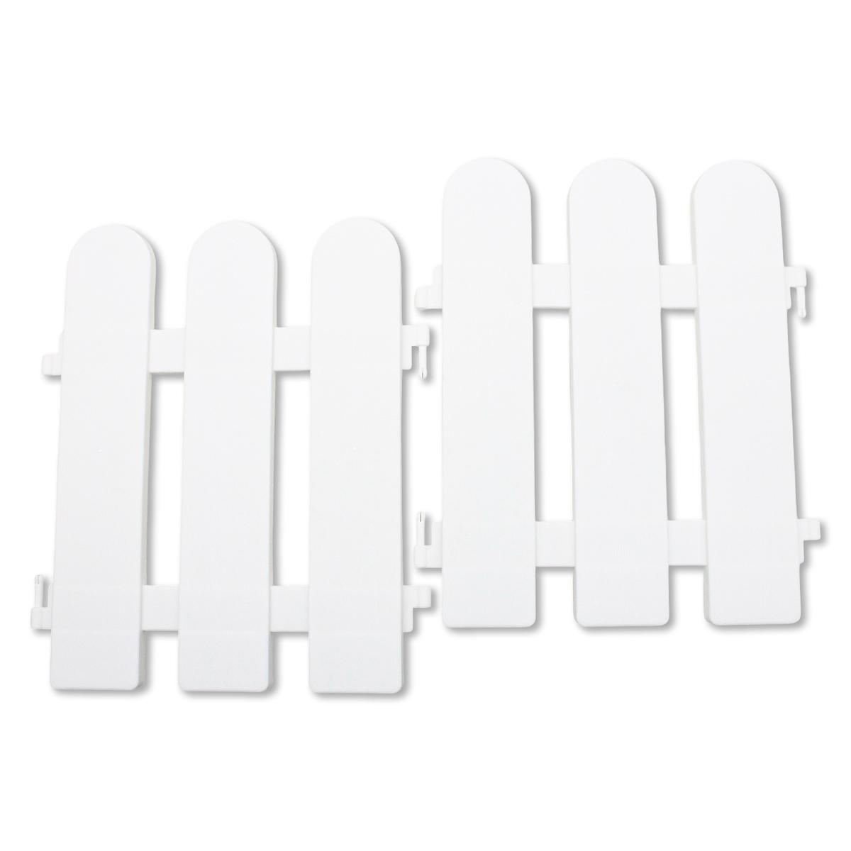 Hàng Rào Nhựa Đúc Trang Trí Noel 294 cm - Chaang Chiia LP-HRN - Khuôn Màu Trắng (12 Miếng/Bộ)