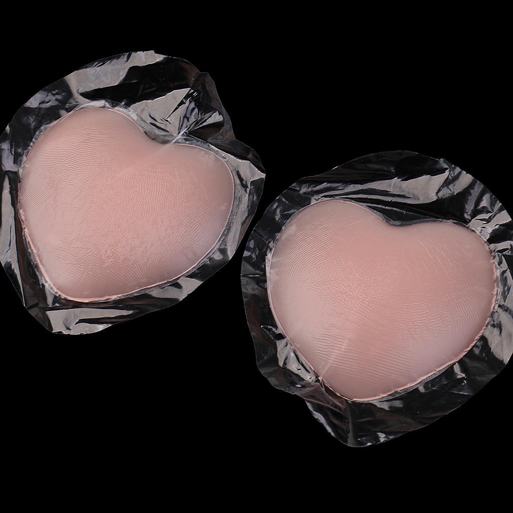 Silicone Nipple Covers Self Adhensive Nipple Pasties Invisible Breast Pads, 1/2/3Pairs, Heart, Round, Petal Shaped - Round+Heart, as described