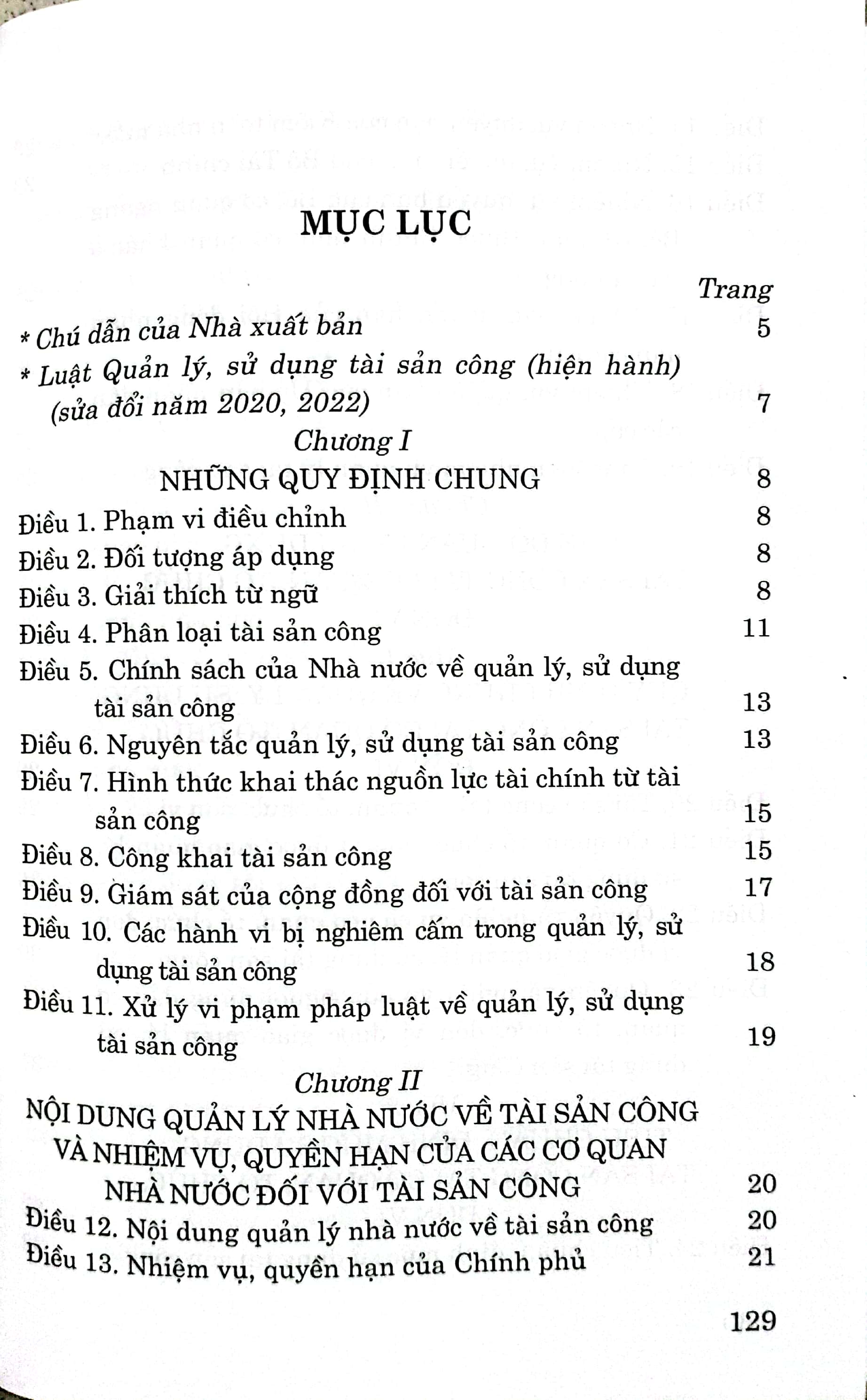Luật Quản lý, sử dụng tài sản công