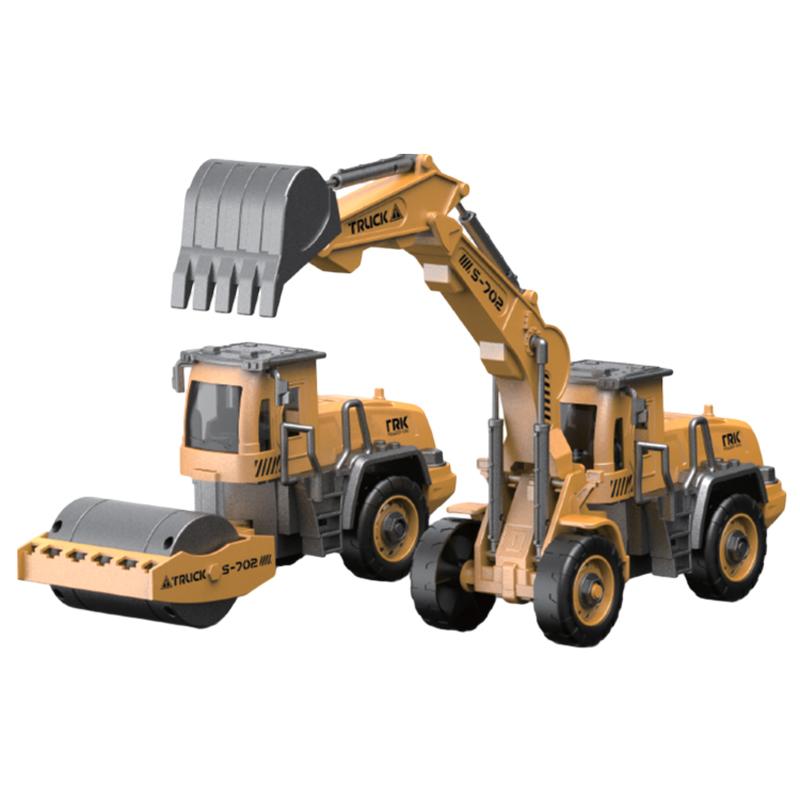 Đồ Chơi Lắp Ráp DIY Xe Cẩu Có Đèn Và Âm Thanh - Vecto VT9101D
