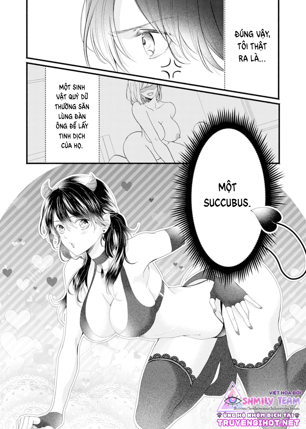 dù là một succubus, ấy vậy mà ta lại bị một con người làm đến oà khóc chapter 1 5