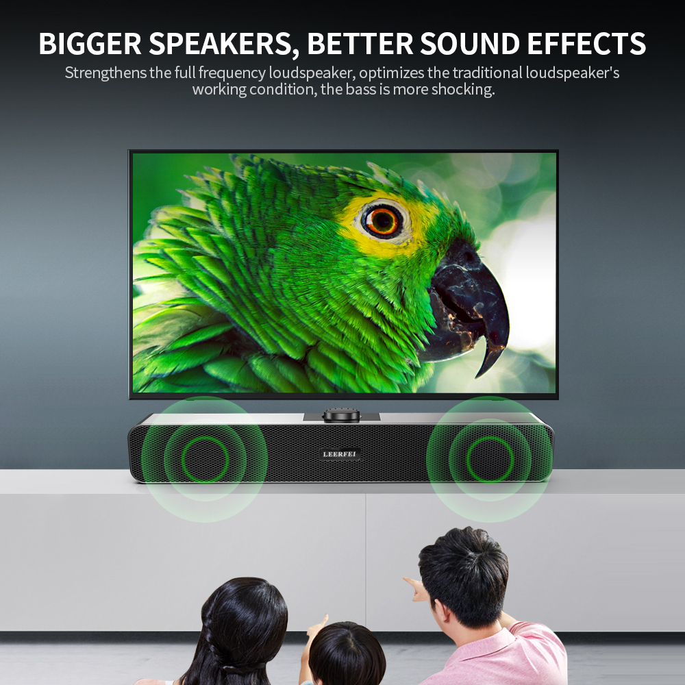 Loa Máy Tính Để Bàn E-350BS BT Có Độ Trung Thực Cao Âm Thanh Nổi 4D Đa Chức Năng
