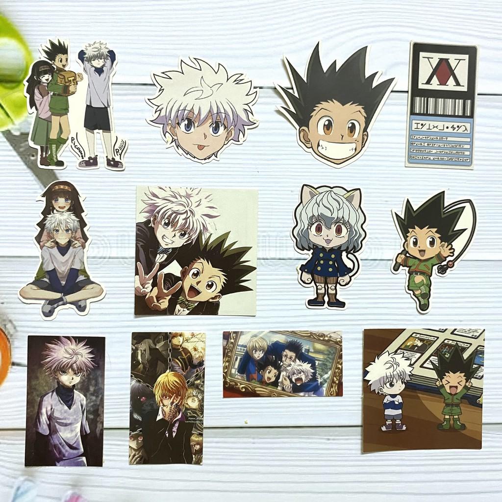 Bộ hình dán - sticker anime Thợ săn tí hon dán trang trí laptop, máy tính bỏ túi, vali, điện thoại,...