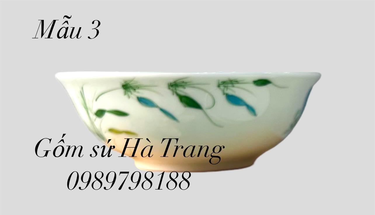 Tô cháo tô bún chả gốm sứ Bát Tràng cao cấp