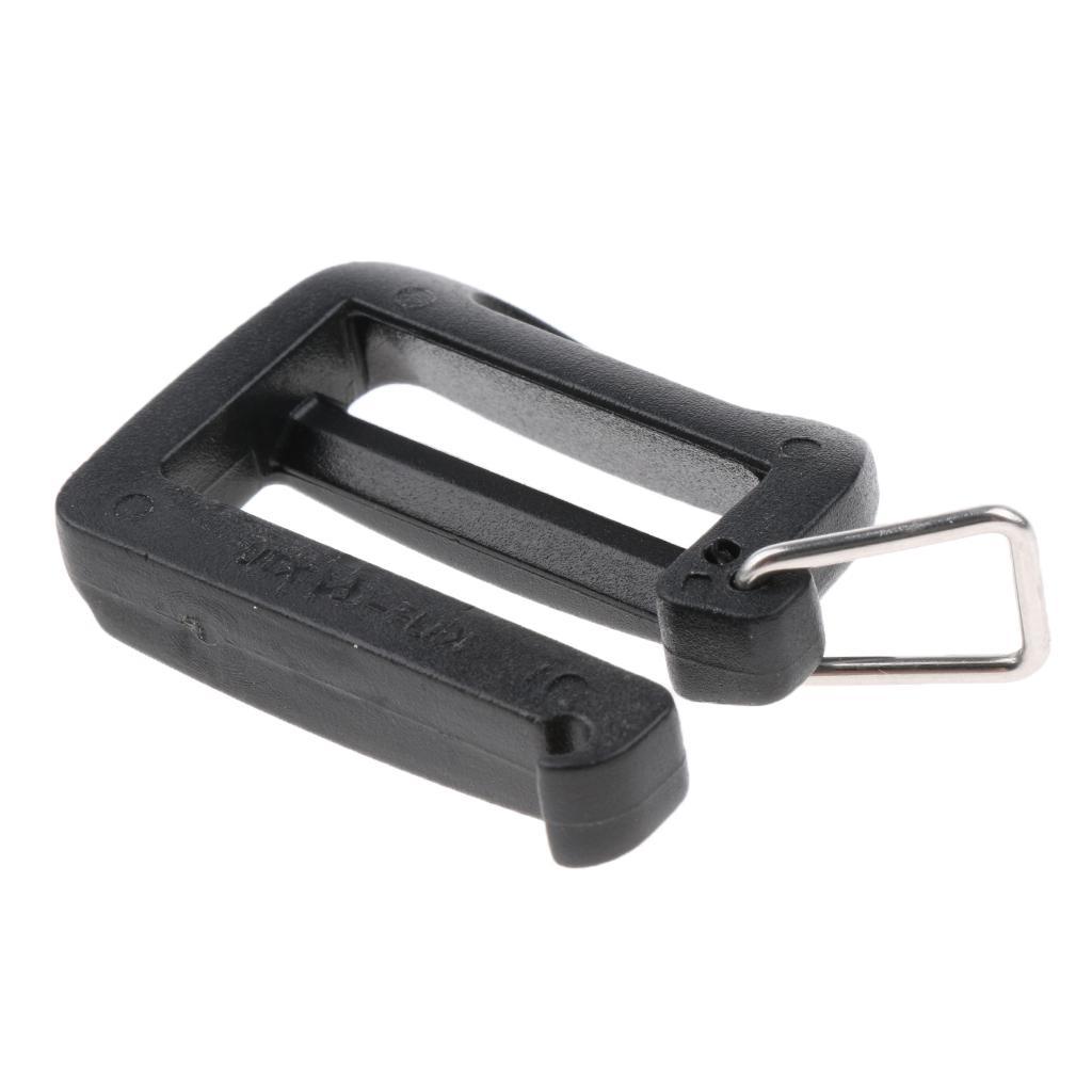 10 Pieces Plastic Belt Buckles for 25mm Straps for Outdoor Backpack Attachment