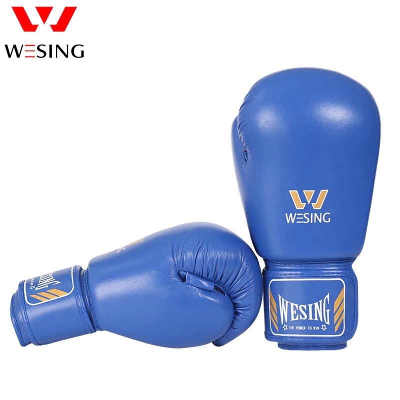 Găng Tay Wesing Microfiber Leather Xanh - Boxing/ MuayThai/ Kickboxing Training