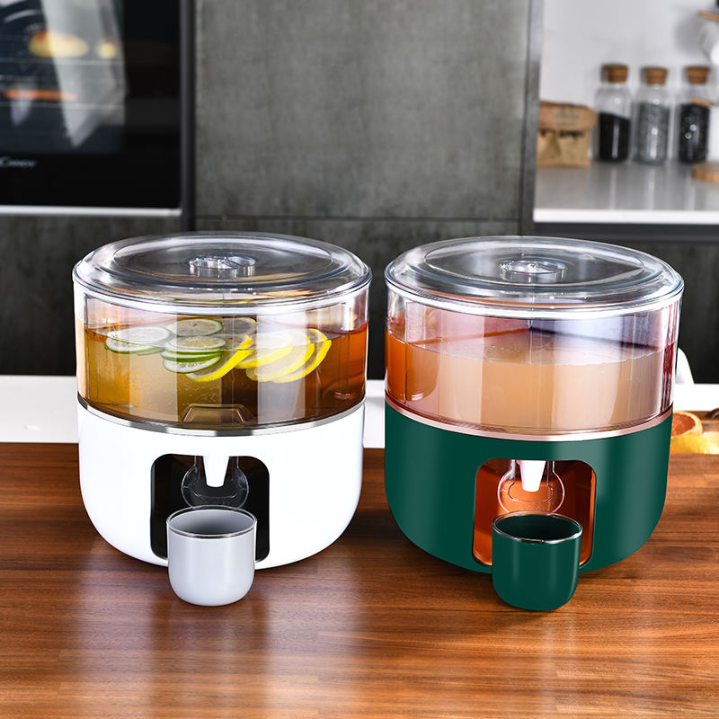 Bình đựng nước pha chế 3 ngăn có vòi xoay 360 Beverage Drink Dispensers