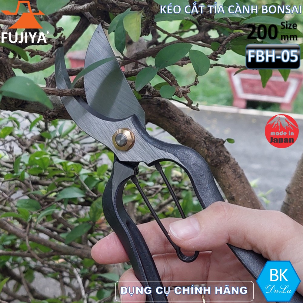 Kéo cắt tỉa cành Bonsai 200mm FUJIYA FBH-05 GENUINE