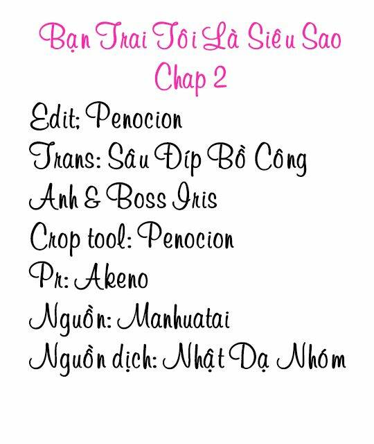 bạn trai tôi là siêu sao chapter 2 2