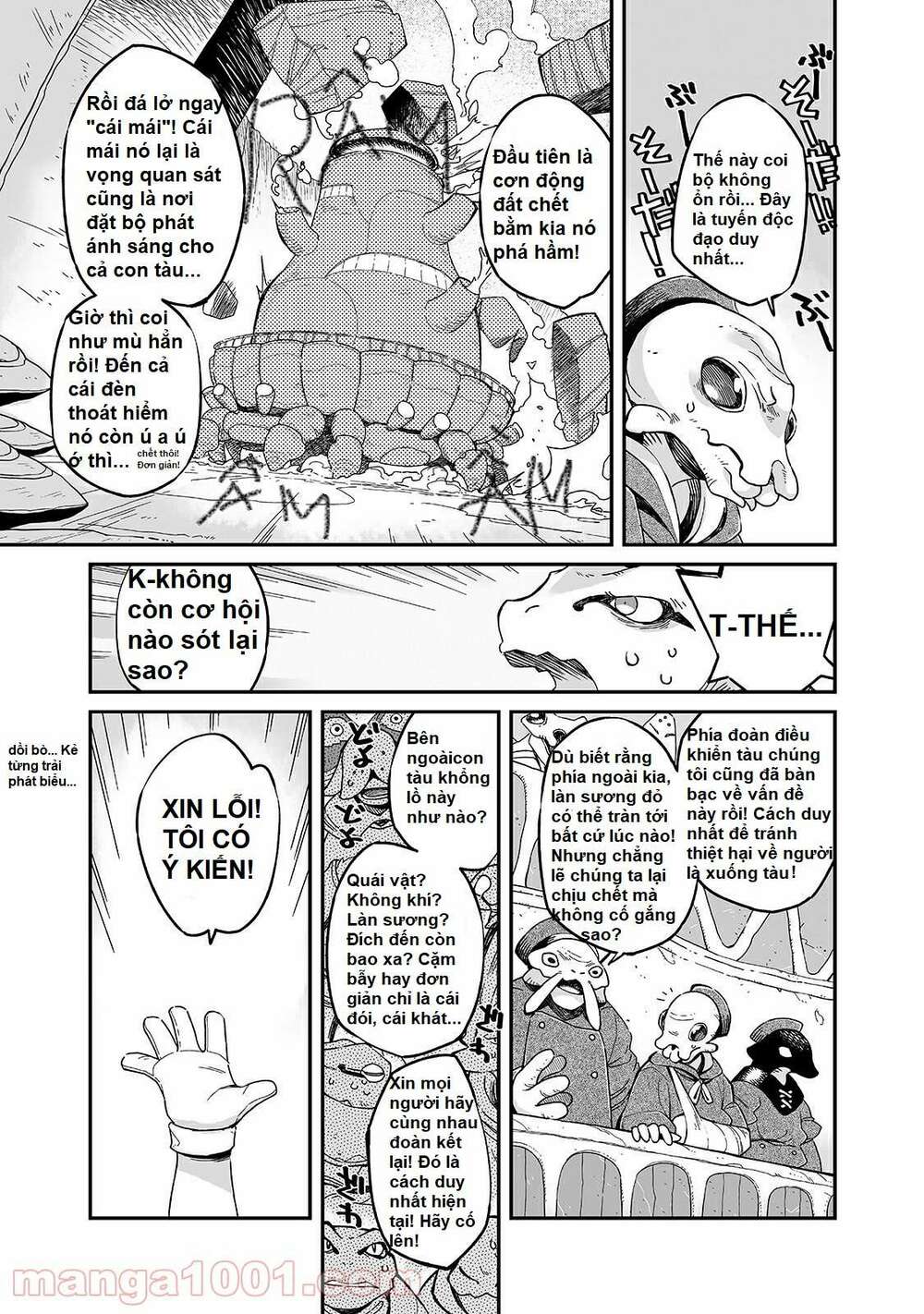 ngay cả khi hậu tận thế, thật hạnh phúc vẫn còn được sống... chapter 16.1 5