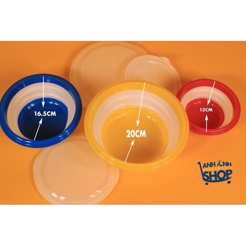 Set 3 Chậu Nhựa Gập Tiện Ích Cho Mọi Nơi