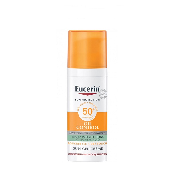 Kem Chống Nắng Kiểm Soát Nhờn Eucerin Sun Gel-Creme Oil Control Dry Touch SPF 50+ (50ml)