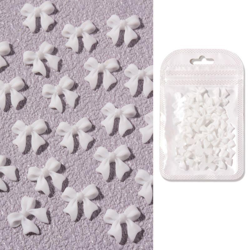 Charm nơ nơ trang trí móng, phụ kiện trang trí nail
