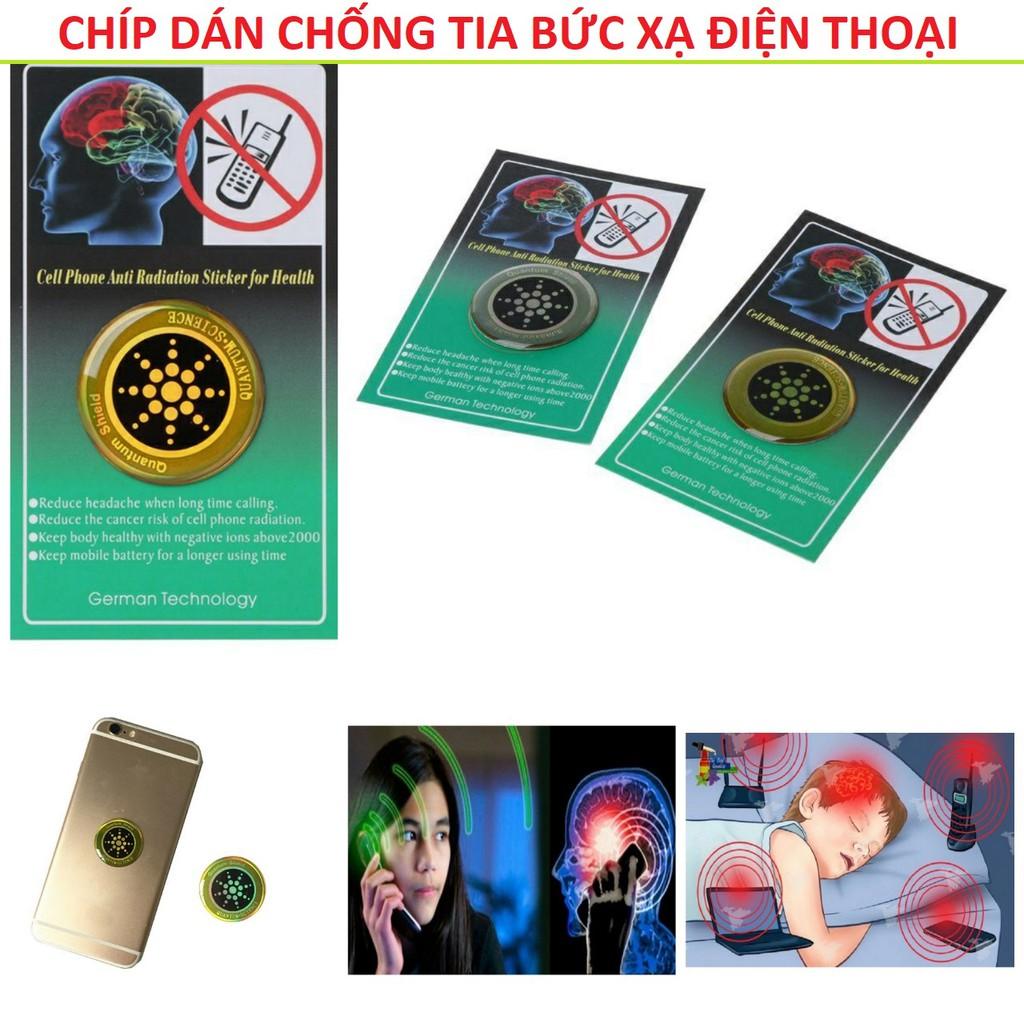 Chíp dán điện thoại triêt sóng chống tia bức xạ điện từ bảo vệ sức khỏe hàng chất lượng cao